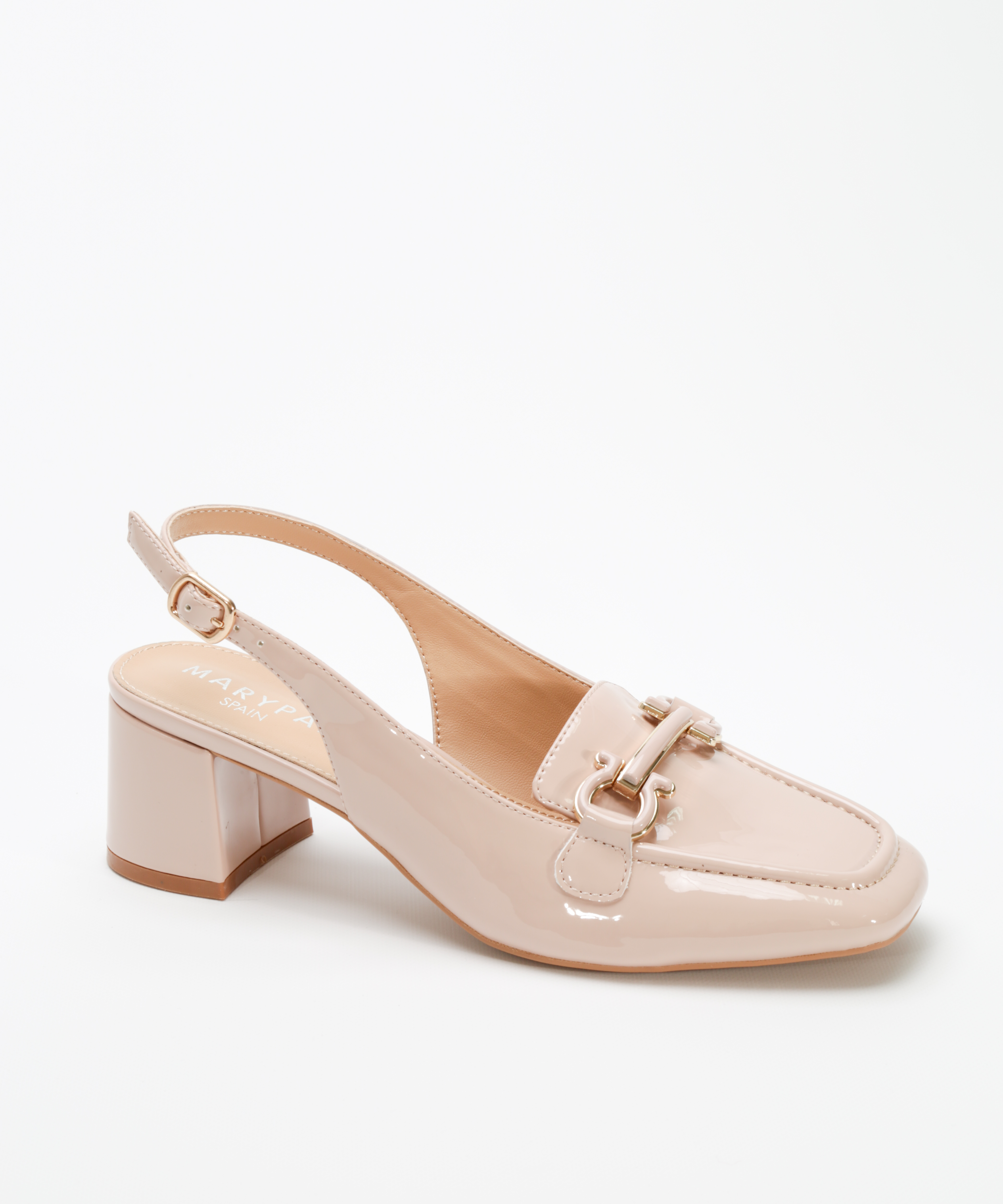 Sapatos de salto com adorno met&aacute;lico image number null